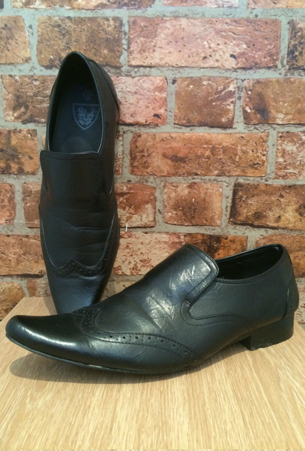 Black Brogue Loafers
