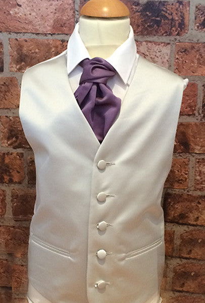 Silver Life and Grape cravat