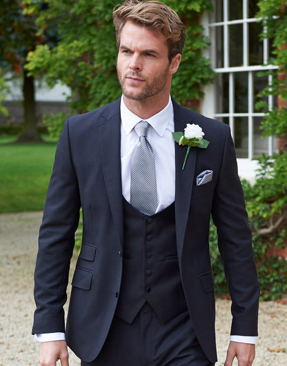 Black Lounge Suit in Slim fit