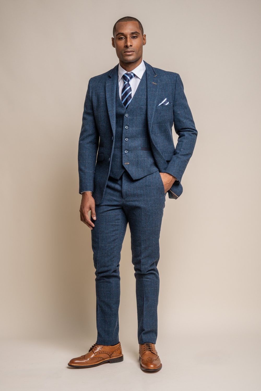 Carneigi blue tweed purchase only