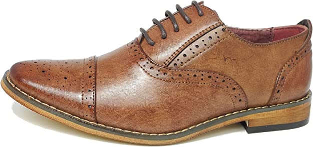 Brown lace-up shoes