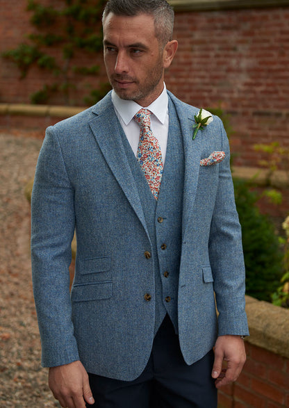 Sky Blue Tweed