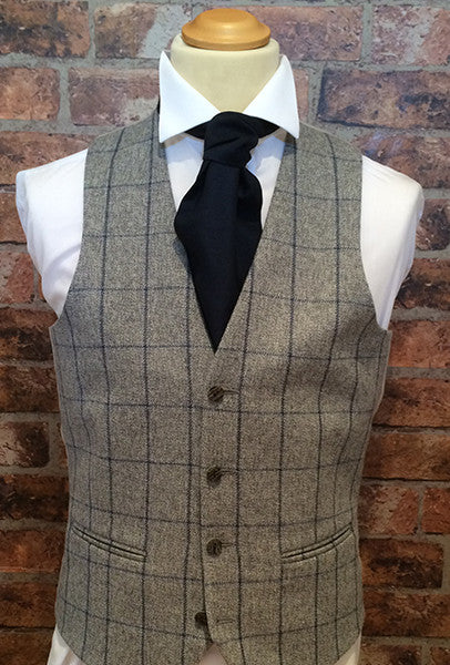 Tweed and navy