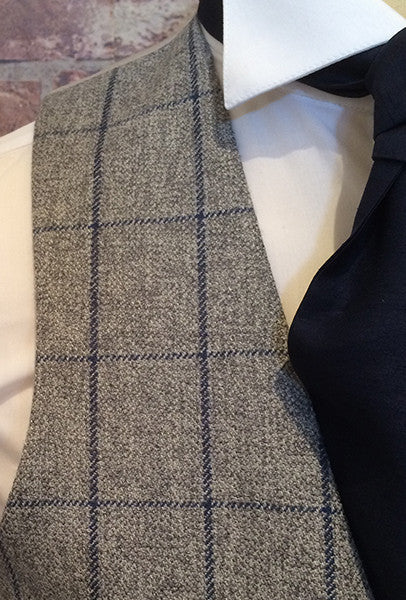 Tweed and navy