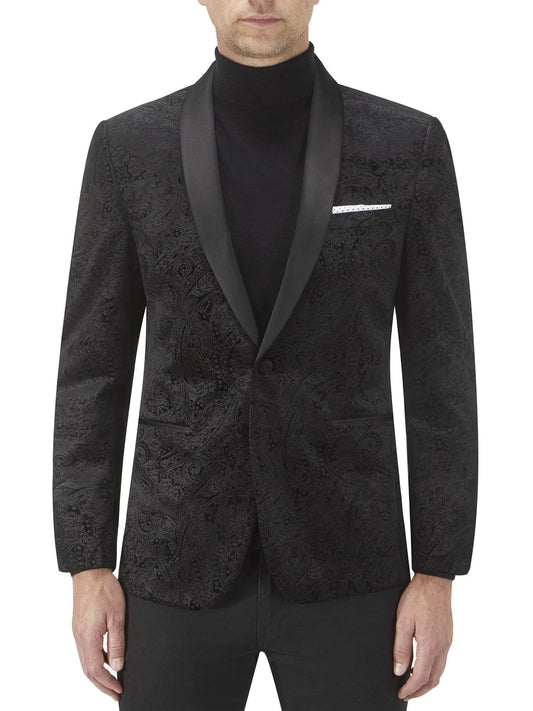 Black Paisley dinner suit blazer purchase only